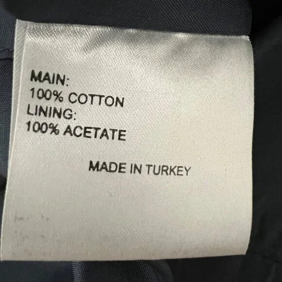 Karen Millen Womens Blue Denim Chambray Sleeveless Dress Ruffle Front size 4 - Picture 12 of 14